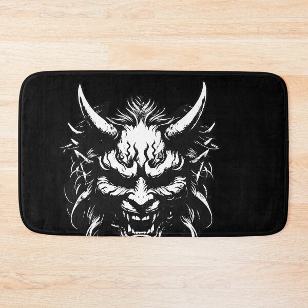 Item preview, Dark Hannya Mask Japanese Oni Oriental Art Tattoo Vintage Grunge designed and sold by MORSPECTIVE.