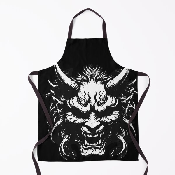 Item preview, Dark Hannya Mask Japanese Oni Oriental Art Tattoo Vintage Grunge designed and sold by MORSPECTIVE.