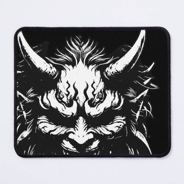 Item preview, Dark Hannya Mask Japanese Oni Oriental Art Tattoo Vintage Grunge designed and sold by MORSPECTIVE.