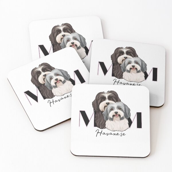 Item preview, Minimalistic Aesthetic Dog Mom of two Havanese Dog  designed and sold by GoodyPaws.