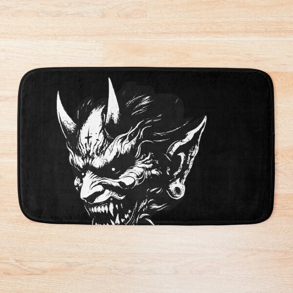 Item preview, Dark Hannya Mask Japanese Oni Oriental Art Tattoo Vintage Grunge designed and sold by MORSPECTIVE.