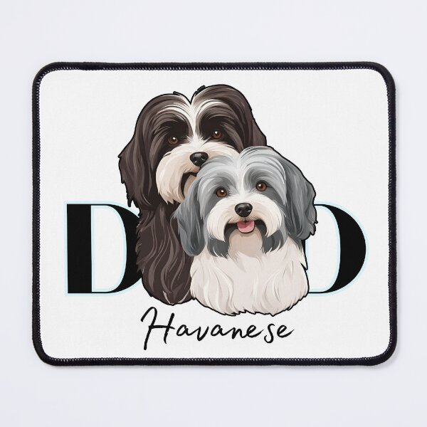 Item preview, Minimalistic Aesthetic Dog Dad of two Havanese Dog  designed and sold by GoodyPaws.