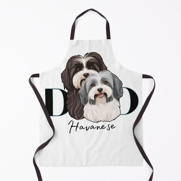 Item preview, Minimalistic Aesthetic Dog Dad of two Havanese Dog designed and sold by GoodyPaws.