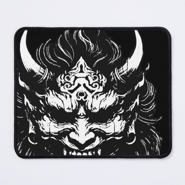Item preview, Dark Hannya Mask Japanese Oni Oriental Art Tattoo Vintage Grunge designed and sold by MORSPECTIVE.