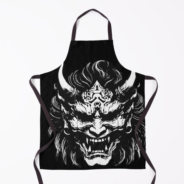 Item preview, Dark Hannya Mask Japanese Oni Oriental Art Tattoo Vintage Grunge designed and sold by MORSPECTIVE.