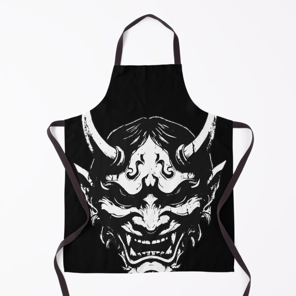 Item preview, Dark Hannya Mask Japanese Oni Oriental Art Tattoo Vintage Grunge designed and sold by MORSPECTIVE.