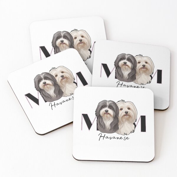 Item preview, Minimalistic Aesthetic Dog Mom of two Havanese Dog  designed and sold by GoodyPaws.