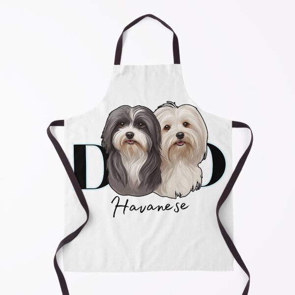 Item preview, Minimalistic Aesthetic Dog Dad of two Havanese Dog designed and sold by GoodyPaws.