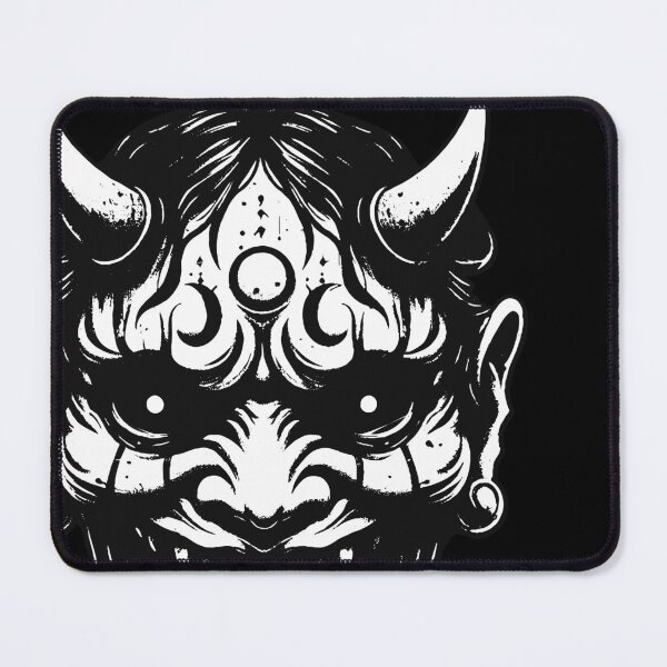 Item preview, Dark Hannya Mask Japanese Oni Oriental Art Tattoo Vintage Grunge designed and sold by MORSPECTIVE.