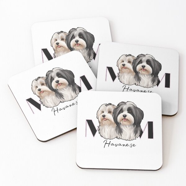 Item preview, Minimalistic Aesthetic Dog Mom of two Havanese Dog  designed and sold by GoodyPaws.