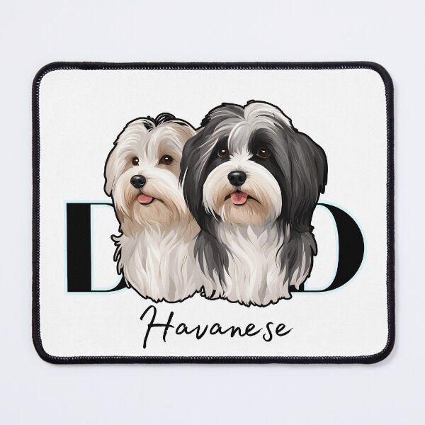 Item preview, Minimalistic Aesthetic Dog Dad of two Havanese Dog  designed and sold by GoodyPaws.
