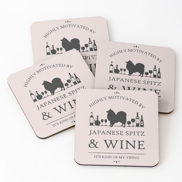 Item preview, Motivated by Japanese Spitz and Wine designed and sold by RycoTokyo81.