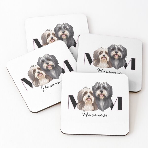 Item preview, Minimalistic Aesthetic Dog Mom of two Havanese Dog  designed and sold by GoodyPaws.