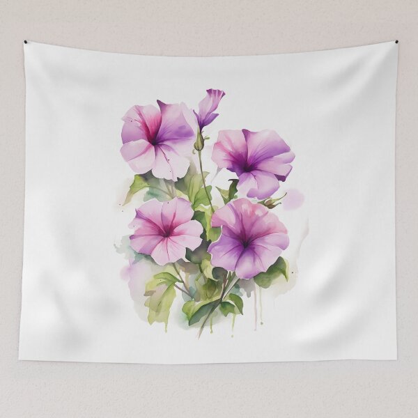 Item preview, Petunia Watercolor designed and sold by DerSenat.