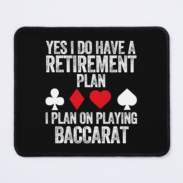 Item preview, Retirement Plan Baccarat Lover Casino Gambling Poker Cards Vegas designed and sold by w1ckerman.
