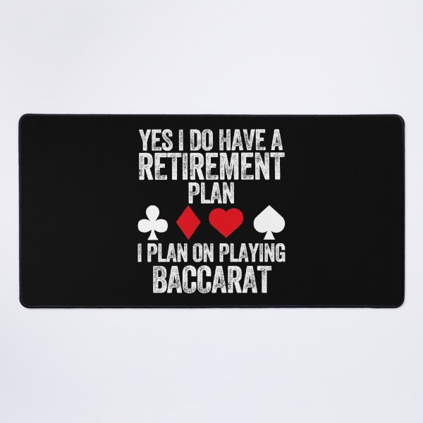 Item preview, Retirement Plan Baccarat Lover Casino Gambling Poker Cards Vegas designed and sold by w1ckerman.