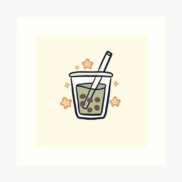 Item preview, Green Boba illustration  designed and sold by Artofmayara.