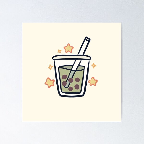 Item preview, Green Boba illustration  designed and sold by Artofmayara.