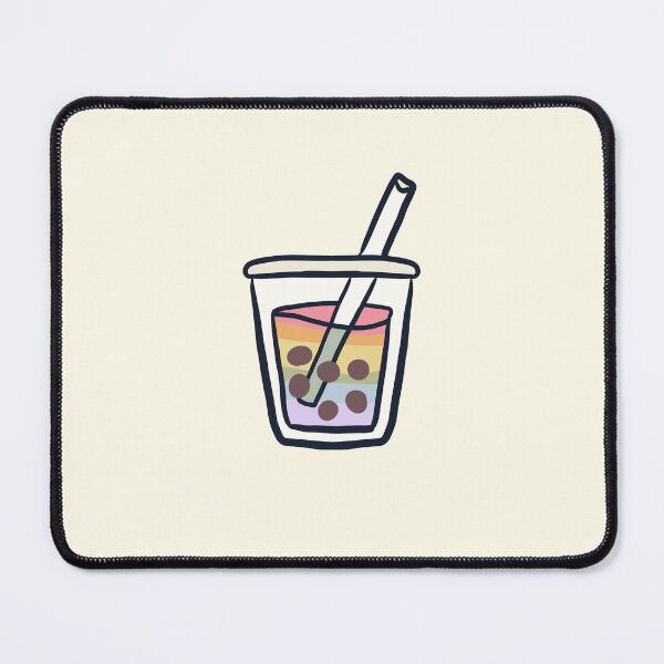 Item preview, Rainbow Boba illustration designed and sold by Artofmayara.
