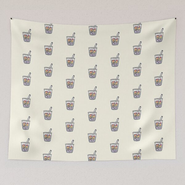 Item preview, Rainbow Boba illustration  designed and sold by Artofmayara.