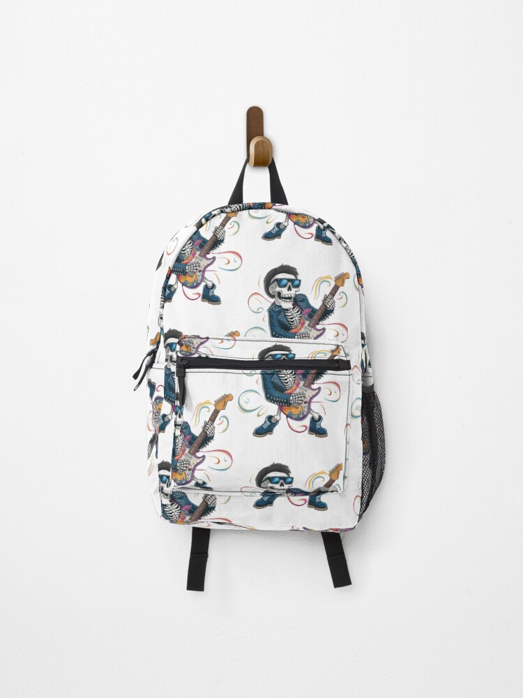 Thumbnail 1 of 3, Backpack, Skeleton Rocker designed and sold by Krieghorn.