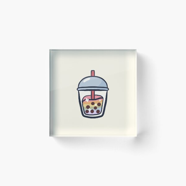 Item preview, Rainbow Boba art designed and sold by Artofmayara.