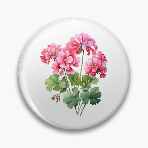Item preview, Geranium Watercolor designed and sold by DerSenat.