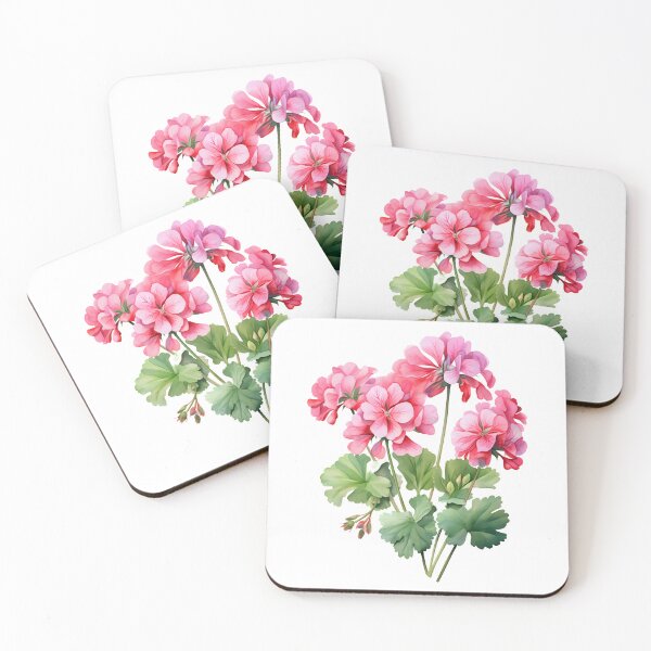 Item preview, Geranium Watercolor designed and sold by DerSenat.