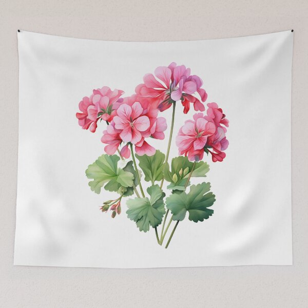 Item preview, Geranium Watercolor designed and sold by DerSenat.