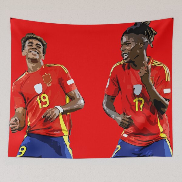 Item preview, Lamine Yamal & Nico Williams designed and sold by raffrasta.