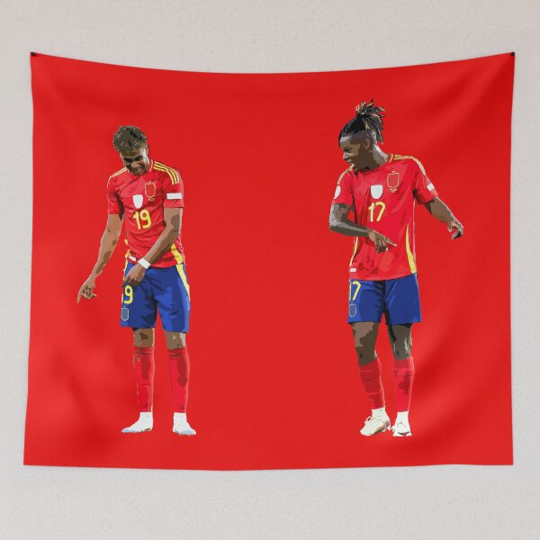 Item preview, Lamine Yamal & Nico Williams designed and sold by raffrasta.