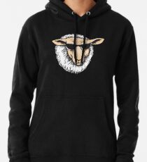 Cool Sheep With Sunglasses - Herd Farm Farmer Pullover Hoodie