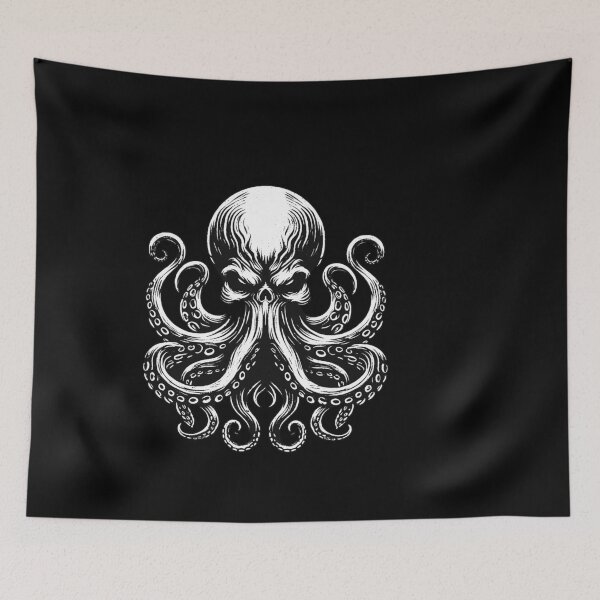 Item preview, Dark Art Octopus Beast tentacles squid Tattoo Grunge Vintage designed and sold by MORSPECTIVE.