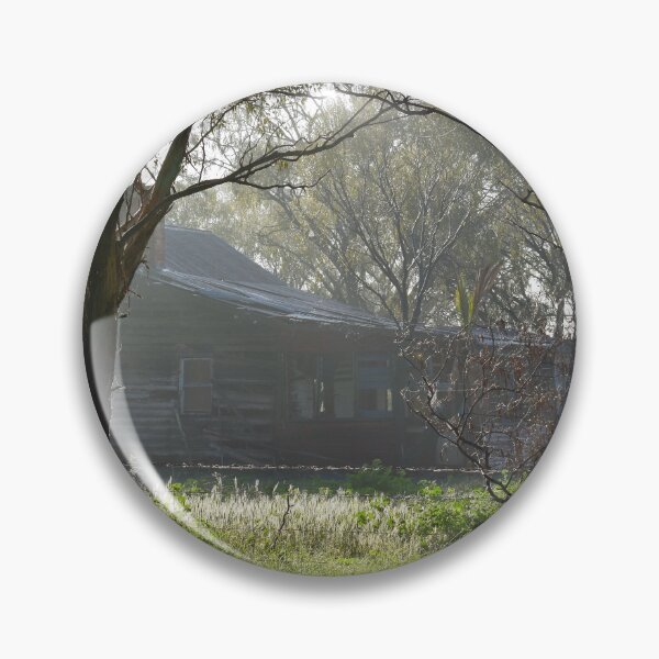 Item preview, Vieja cabaña de madera brumosa designed and sold by cbrpix.