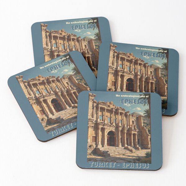 Item preview, travel poster 1950 style Ephesus Turkey designed and sold by Museum Of Non-Existing Art.