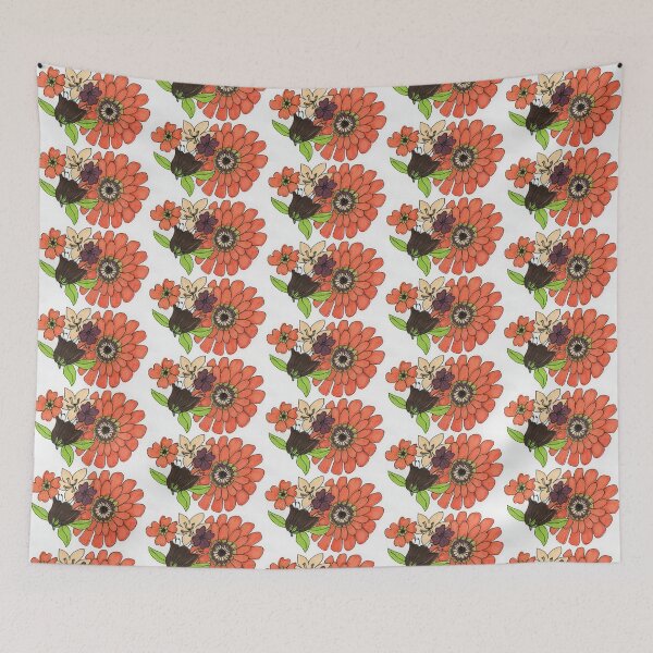 Item preview, Flower power vintage flowers.  designed and sold by pens.