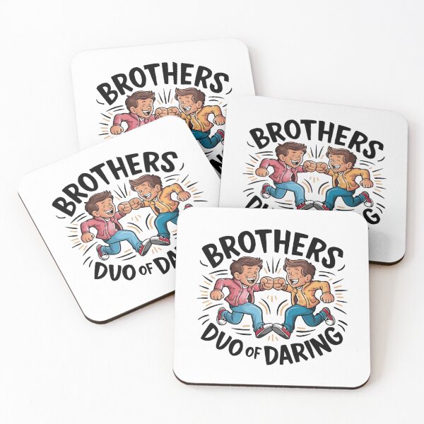 Item preview, Brothers Duo of Daring Fun Cartoon Design designed and sold by behnay.