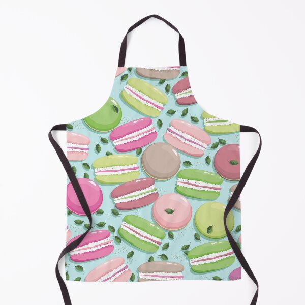 Item preview, Macaron and blueberry leaves, Light blue background designed and sold by Alex Blud.