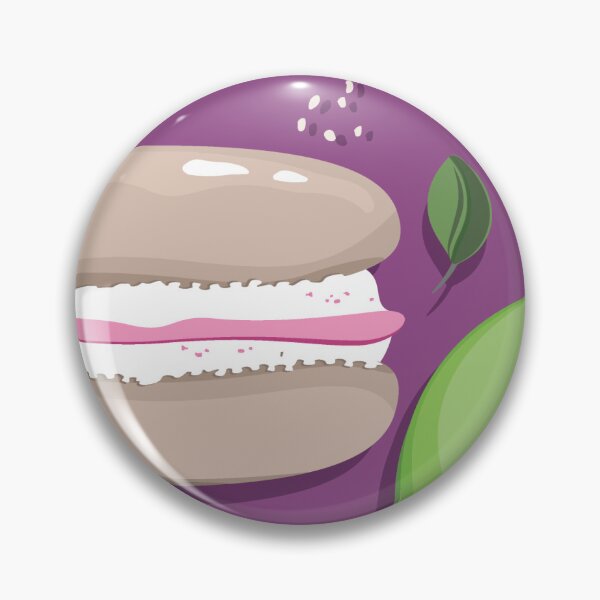 Item preview, Macaron and blueberry leaves, Burgundy background designed and sold by Alex  Blud.
