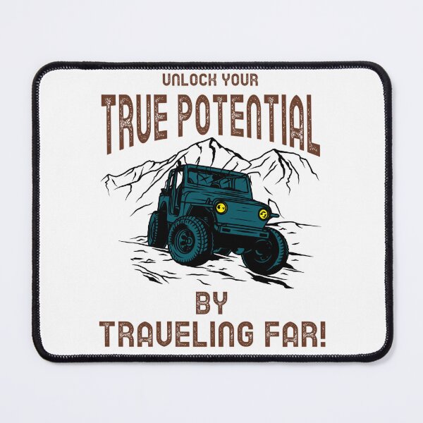 Item preview, Unlock Your True Potential By Traveling Far! Tavel And Motivational  designed and sold by SMTeees.