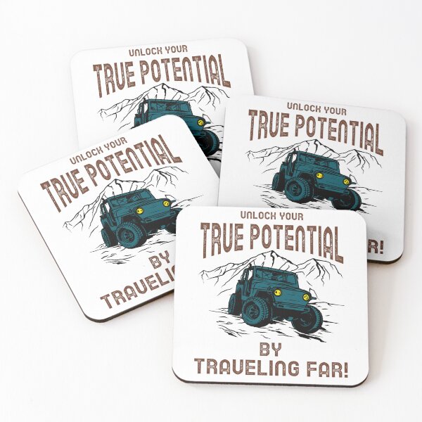 Item preview, Unlock Your True Potential By Traveling Far! Tavel And Motivational  designed and sold by SMTeees.