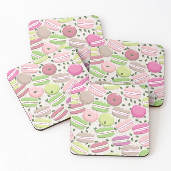 Item preview, Macaron and blueberry leaves, Beige background designed and sold by Alex  Blud.