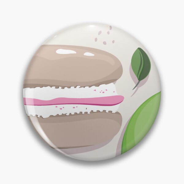 Item preview, Macaron and blueberry leaves, Beige background designed and sold by Alex  Blud.