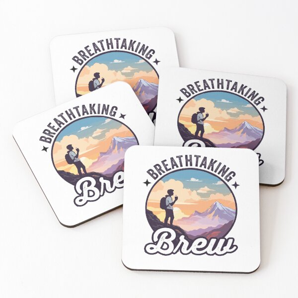 Item preview, Breathtaking Brew Mountaintop View, Hiking, Wanderlust Nature Lover, Adrenaline Rush Explorer Traveler, Majestic Panorama designed and sold by Peculiarts.
