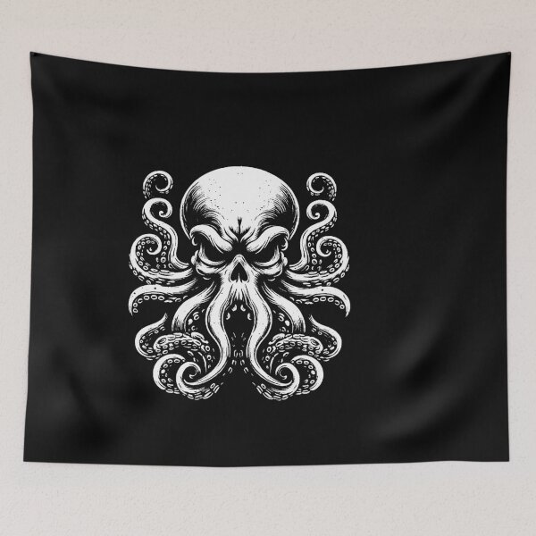 Item preview, Dark Art Octopus Beast tentacles squid Tattoo Grunge Vintage designed and sold by MORSPECTIVE.