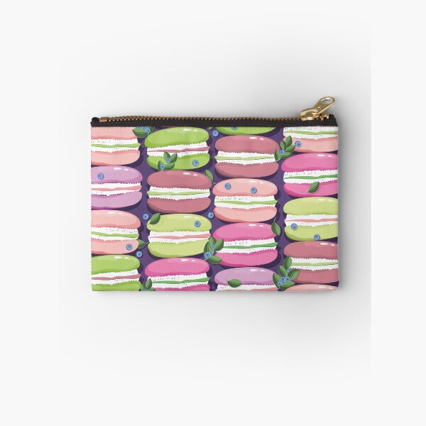 Item preview, Macaron and blueberry sprigs, Purple background designed and sold by Alex  Blud.
