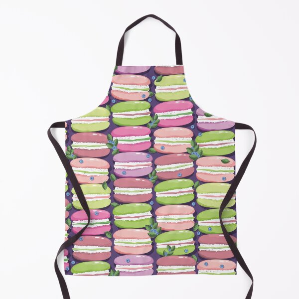 Item preview, Macaron and blueberry sprigs, Purple background designed and sold by Alex Blud.