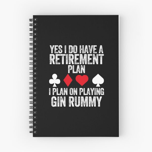 Item preview, Retirement Plan Gin Rummy Lover Casino Gambling Poker Cards Vegas designed and sold by w1ckerman.