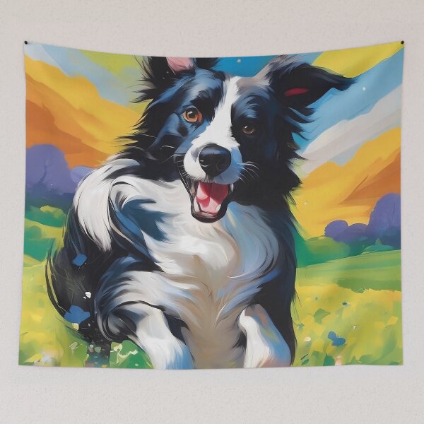 Item preview, Energetic Collie Bliss #0 designed and sold by purrfect pattern.