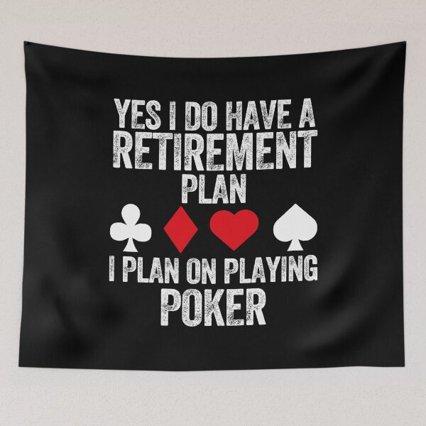Item preview, Retirement Plan Lover Casino Gambling Poker Cards Vegas designed and sold by w1ckerman.